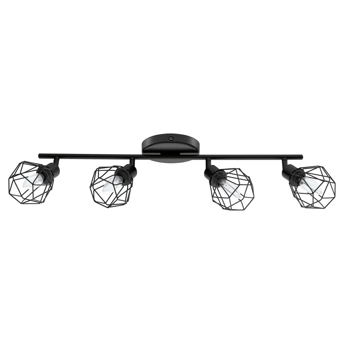 Eglo Canada - 202168A - Four Light Track - Zapata - Matte Black