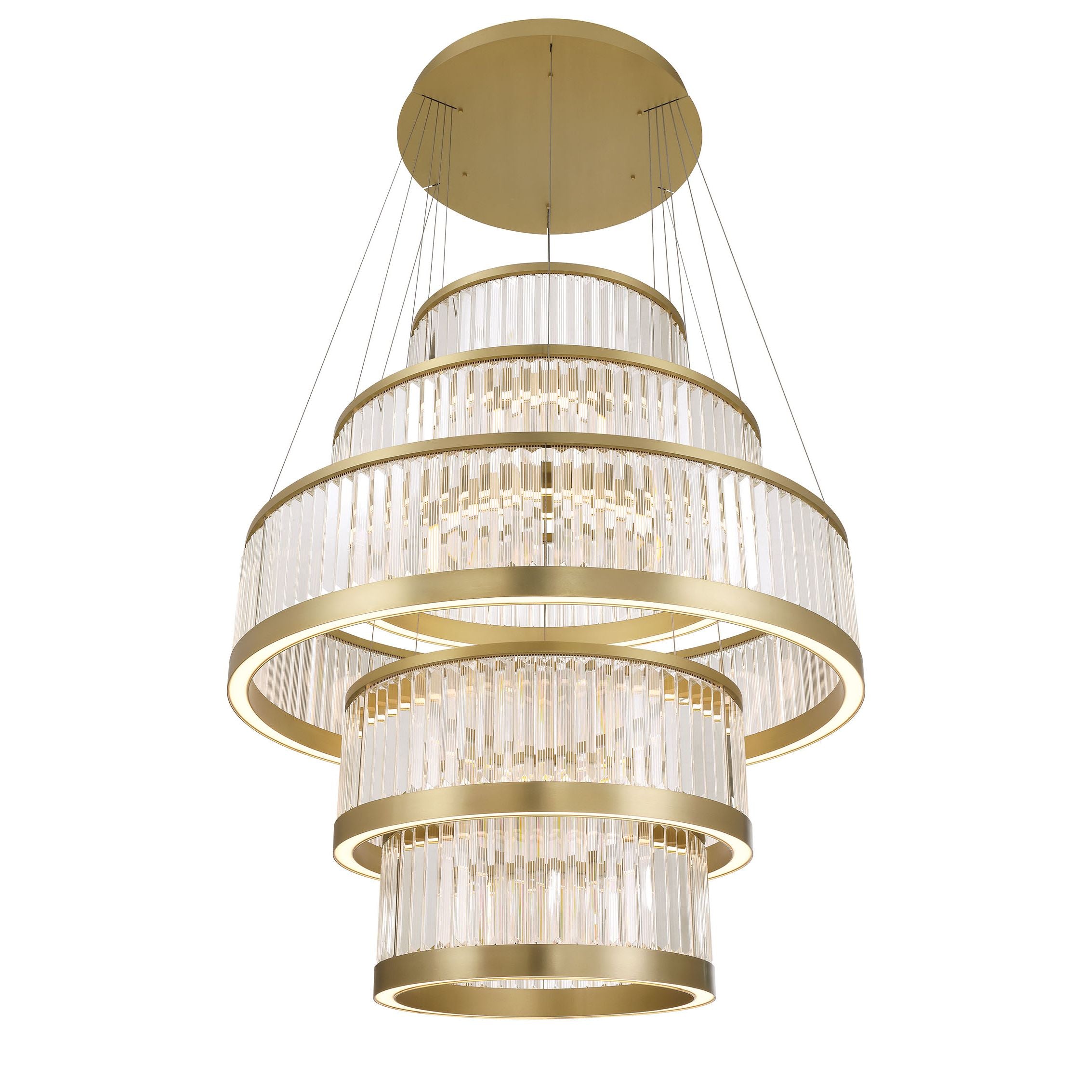 Eurofase 49350-012 Empra LED Cristal Suspendu en or