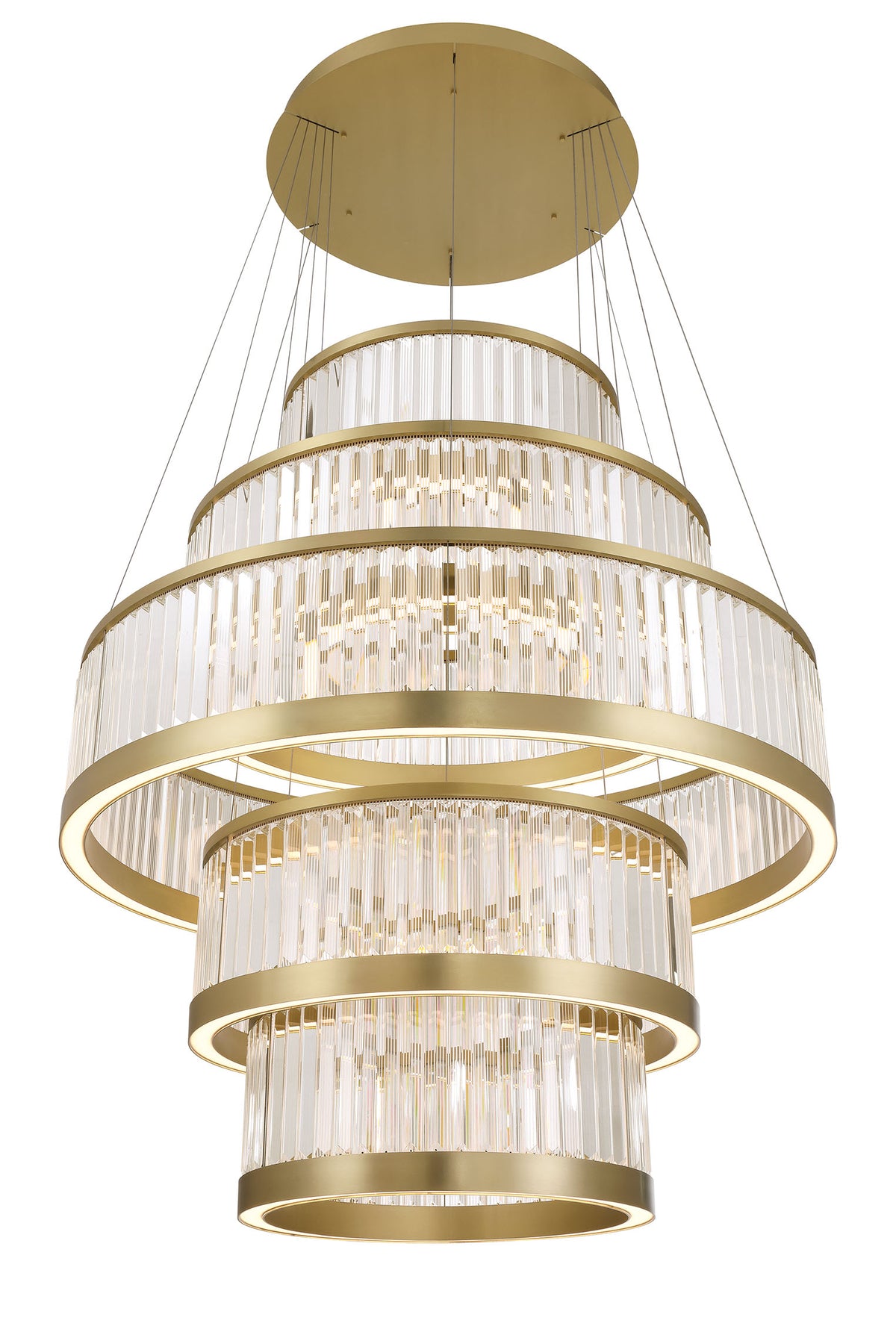 Eurofase 49350-012 Empra LED Cristal Suspendu en or