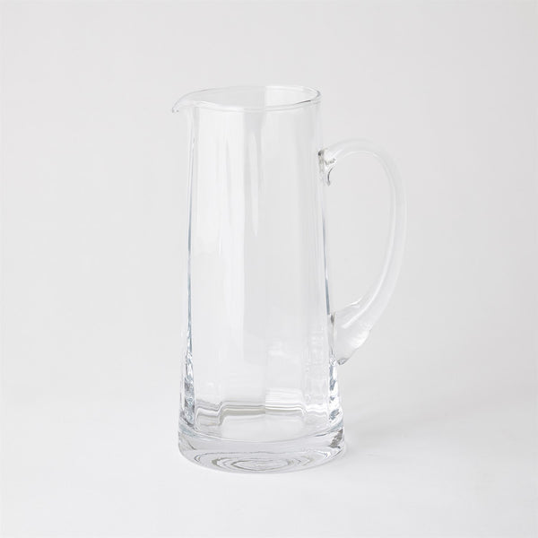 Pichet en verre transparent