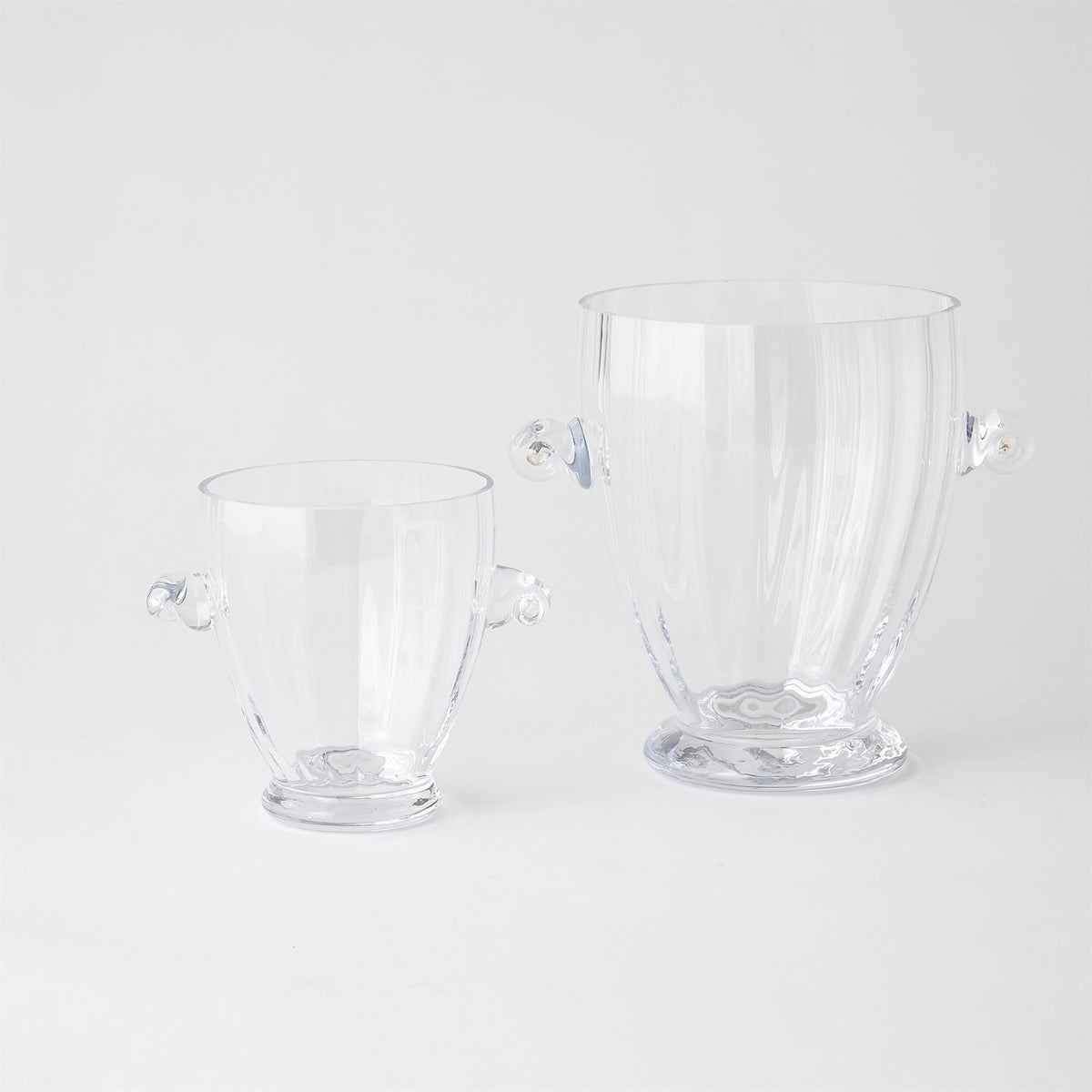 Rolled Handle Ice Buckets