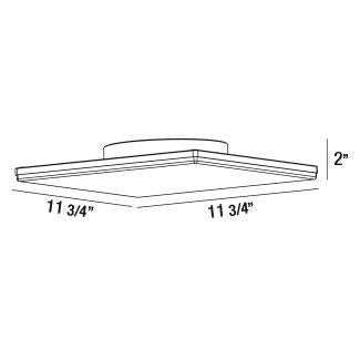 Eurofase  Above LED Square Outdoor Surface Mount