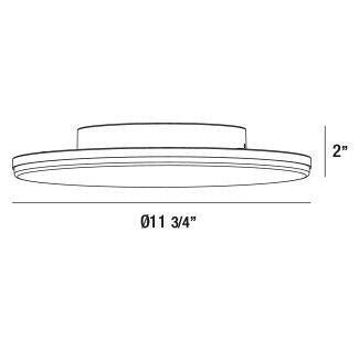 Eurofase  Above LED Round Outdoor Surface Mount