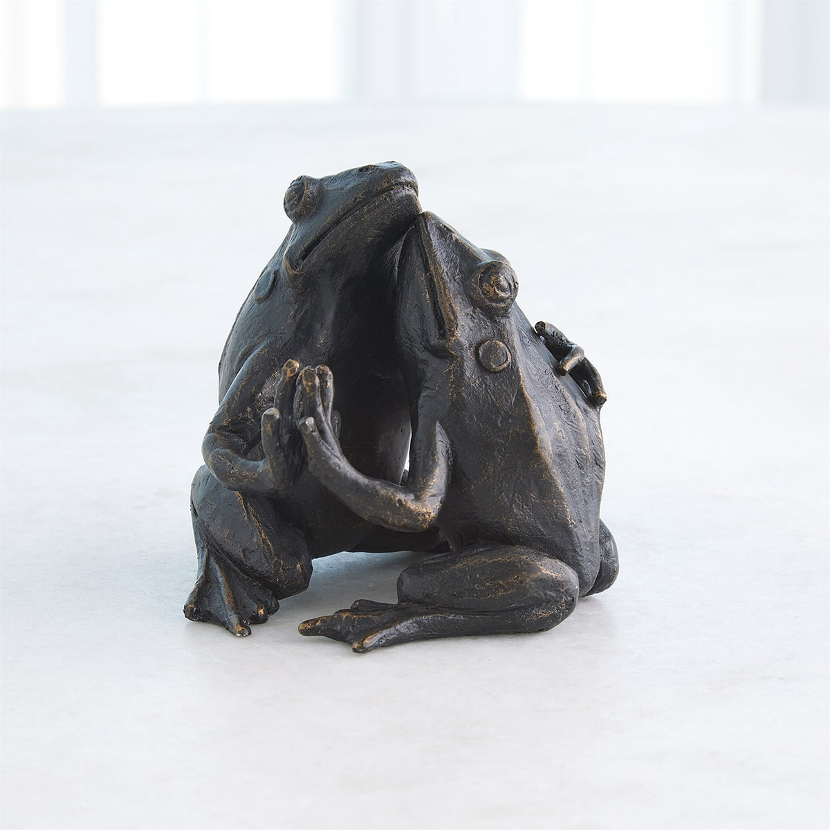 Hugging Frog Sculpture