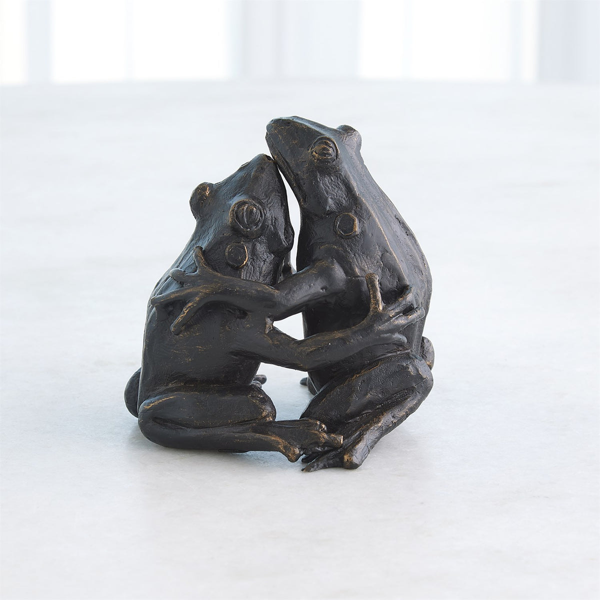 Hugging Frog Sculpture