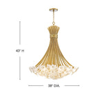 Fredrick Ramond FR41968DG Marianne Bouquet Suspension en or de luxe