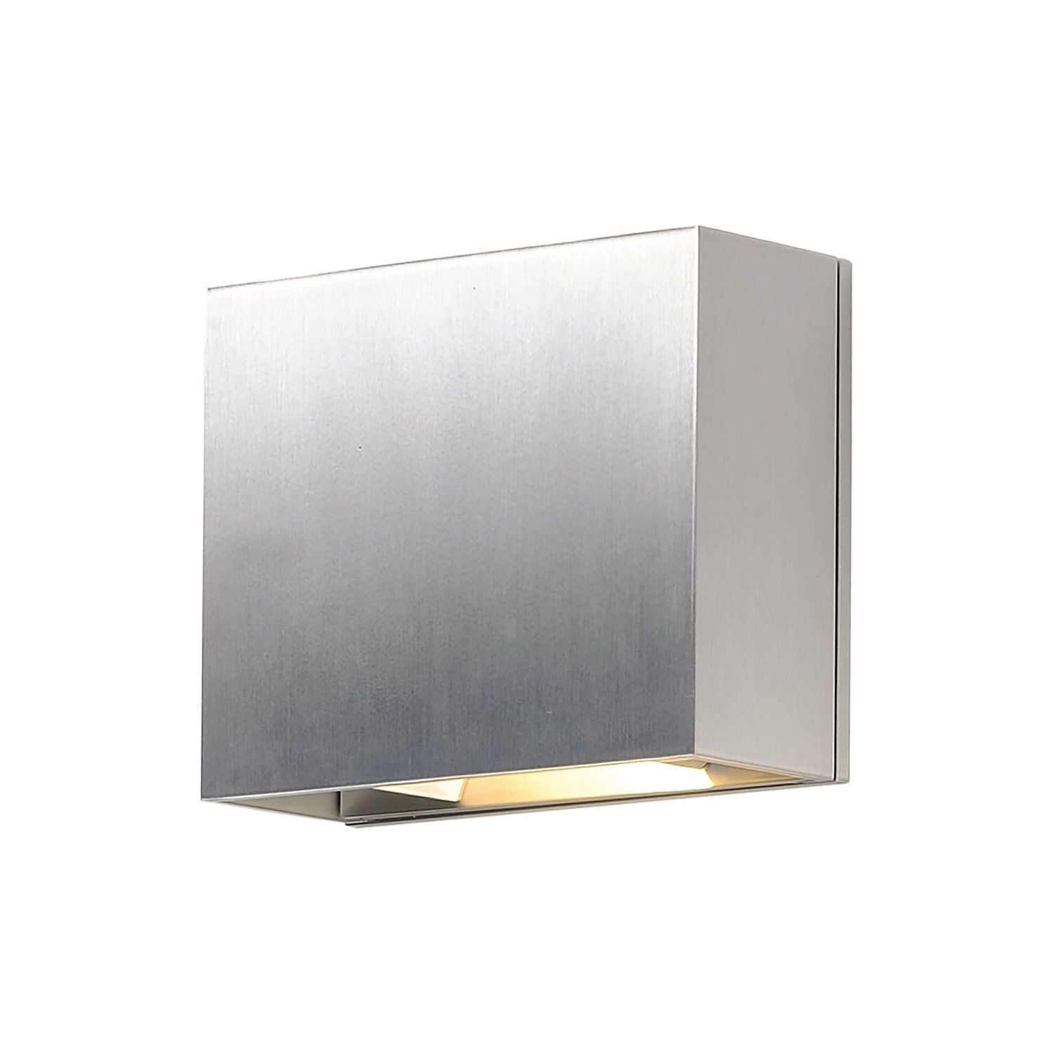 ET2 - E41328-SA - LED Wall Sconce - Alumilux Cube - Satin Aluminum