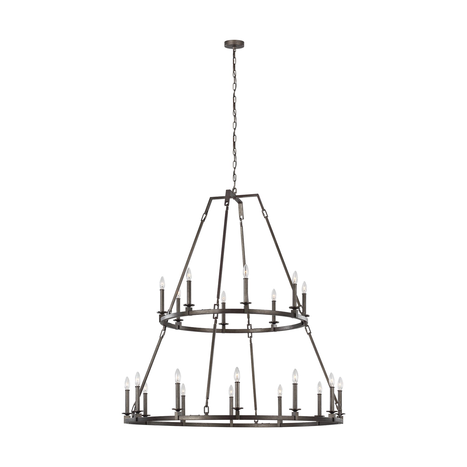 Visual Comfort Studio Canada - F3217/20SMS - 20 Light Chandelier - Landen - Smith Steel