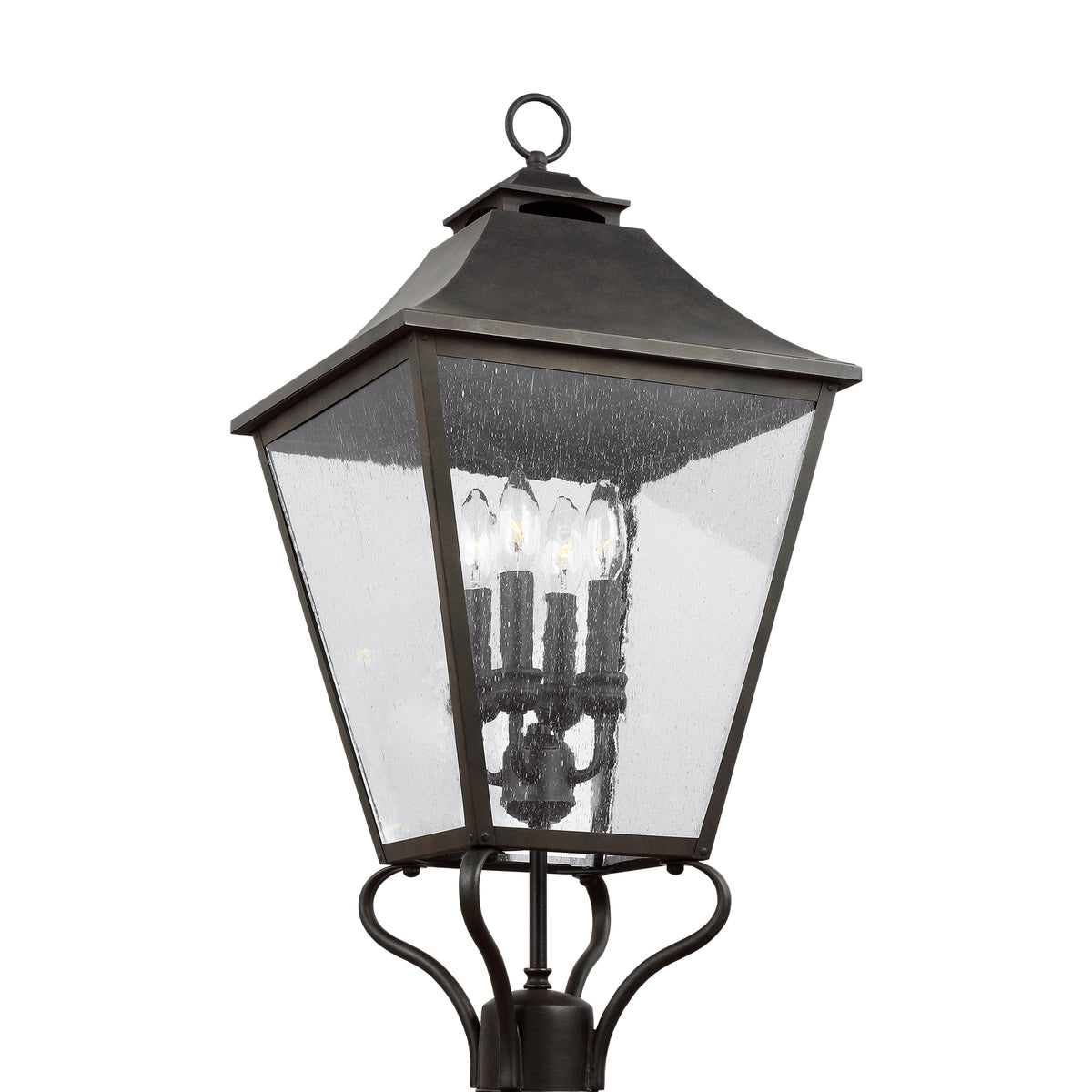 Visual Comfort Studio Canada - OL14407SBL - Four Light Post Lantern - Galena - Sable