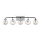 Visual Comfort Studio Canada - VS24405CH - Five Light Vanity - Clara - Chrome