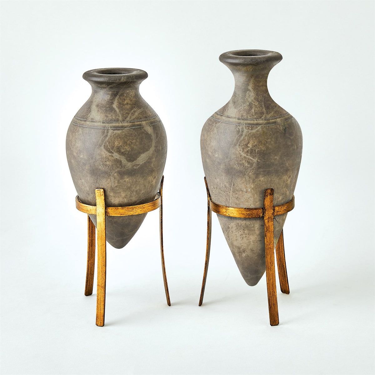 Amphora Alabaster Vases