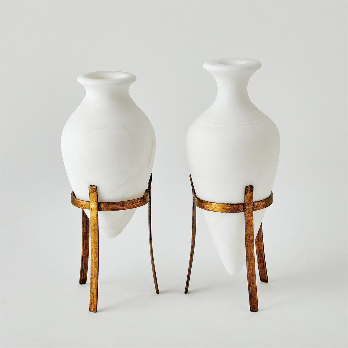 Amphora Alabaster Vases