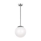 Visual Comfort Studio Canada - 602293S-04 - LED Pendant - Leo - Hanging Globe - Satin Aluminum