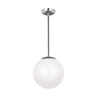 Visual Comfort Studio Canada - 602493S-04 - LED Pendant - Leo - Hanging Globe - Satin Aluminum
