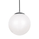 Visual Comfort Studio Canada - 602493S-04 - LED Pendant - Leo - Hanging Globe - Satin Aluminum