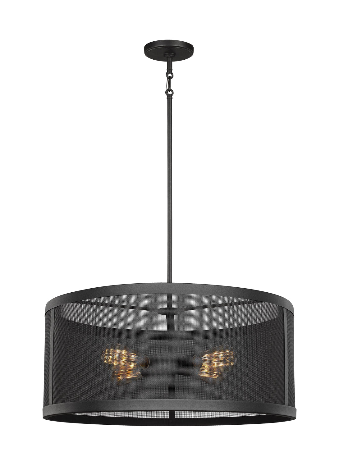 Visual Comfort Studio Canada - 6528504-12 - Four Light Pendant - Gereon - Black