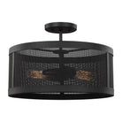 Visual Comfort Studio Canada - 7728502-12 - Two Light Semi-Flush Convertible Pendant - Gereon - Black