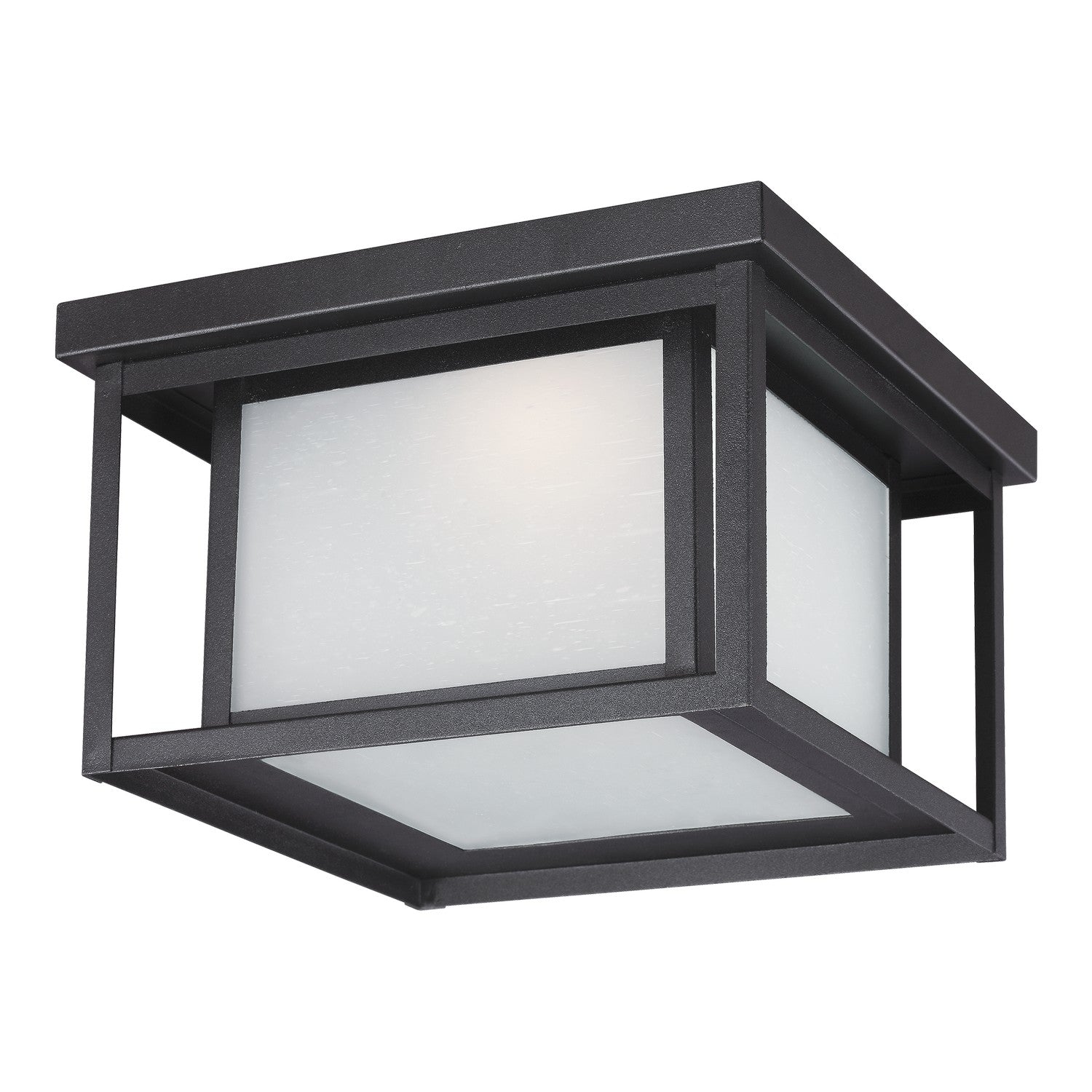 Generation Lighting Canada - 7903997S-12 - LED Outdoor Flush Mount - Hunnington - Black