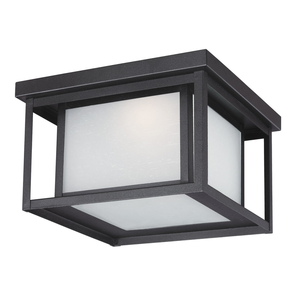 Generation Lighting Canada - 7903997S-12 - LED Outdoor Flush Mount - Hunnington - Black