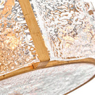 Robinet semi-encastré en verre Florian de Fredrick Ramond FR41603DA, finition laiton vieilli