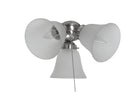 Éclairage Maxim FKT207FTSN Ventilateur  Kits d'éclairage pour plafond Ventilateur  Kit d'éclairage en nickel satiné