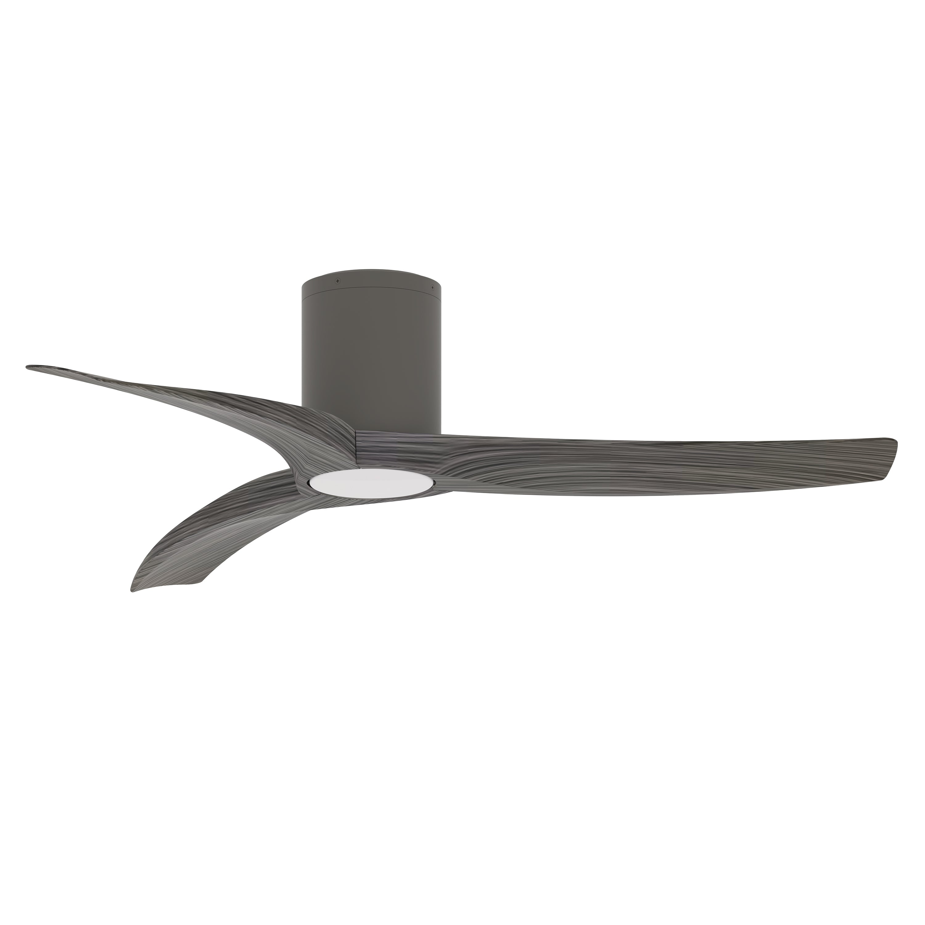 Éclairage Maxim 88771WTCHLGWD Drifter 52" Lampe d'extérieur Ventilateur  avec LED en bois anthracite/gris