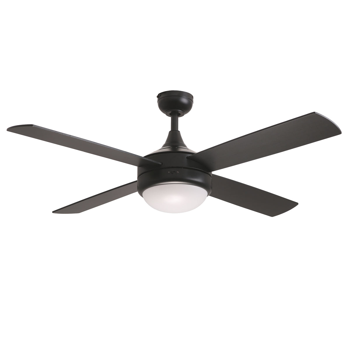 Éclairage Maxim 88784BK Quattro 52" à 4 lames Ventilateur  avec LED noire
