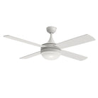 Maxim Lighting 88784MW Quattro 52" 4 lames Ventilateur  avec LED en blanc mat