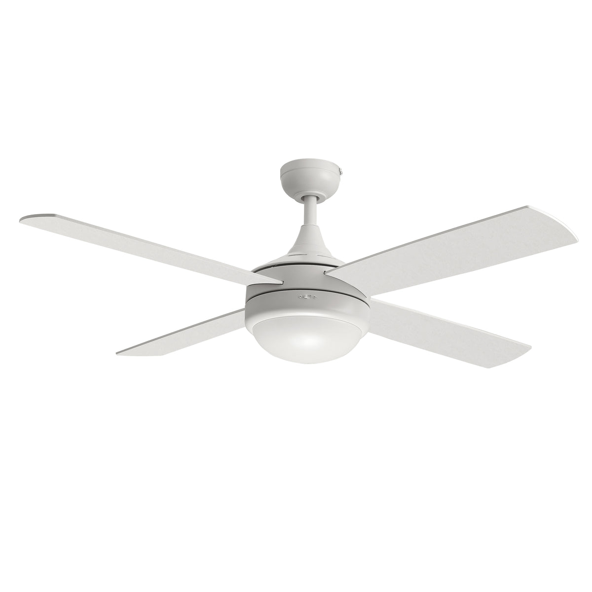 Maxim Lighting 88784MW Quattro 52" 4 lames Ventilateur  avec LED en blanc mat