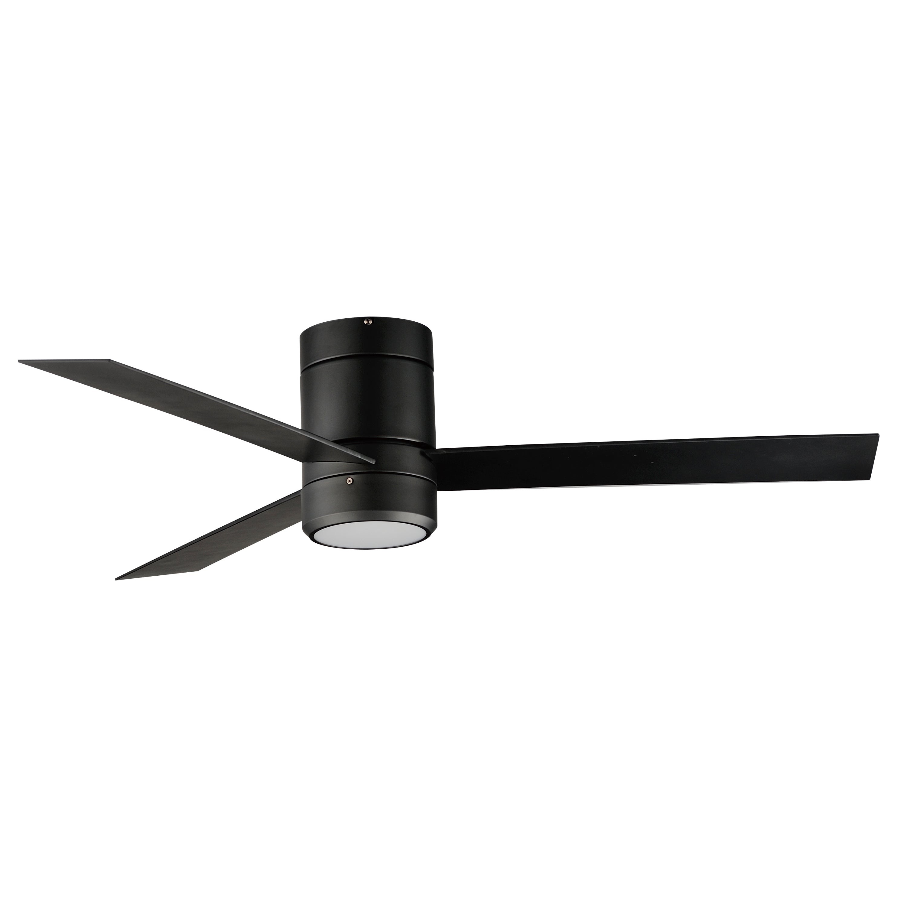Maxim Lighting 88803BK Tanker 52" 3-Blade Hugger Fan w LED Light Kit in Black