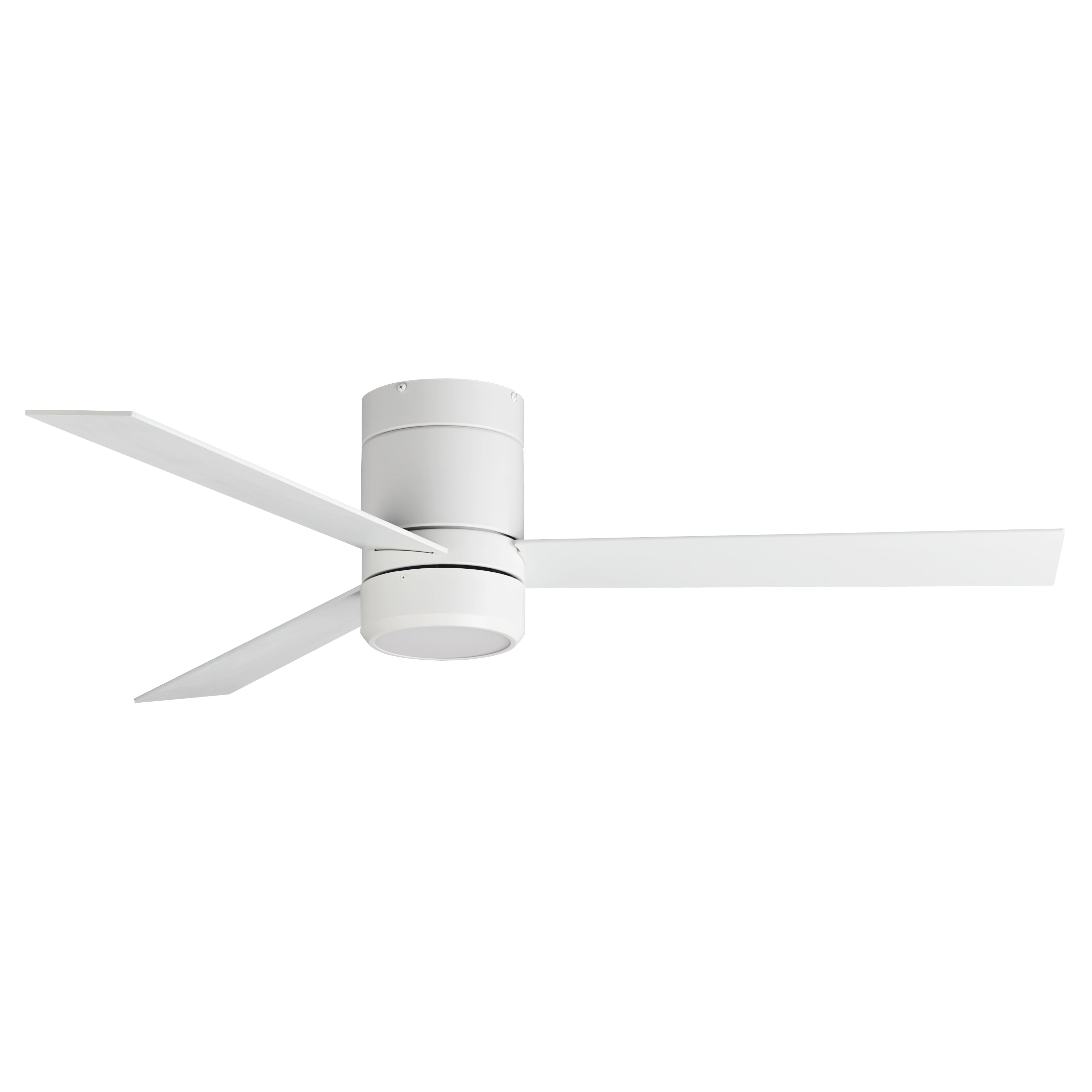 Maxim Lighting 88803MW Tanker 52" 3-Blade Hugger Fan w LED Light Kit in Matte White