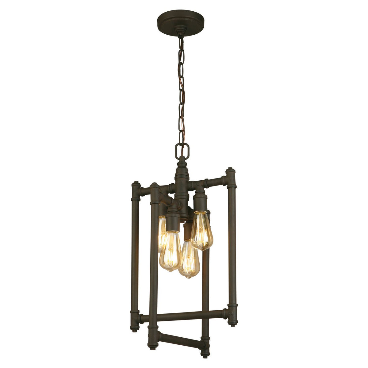 Eglo Canada - 202836A - Four Light Suspension - Wymer - Matte Bronze