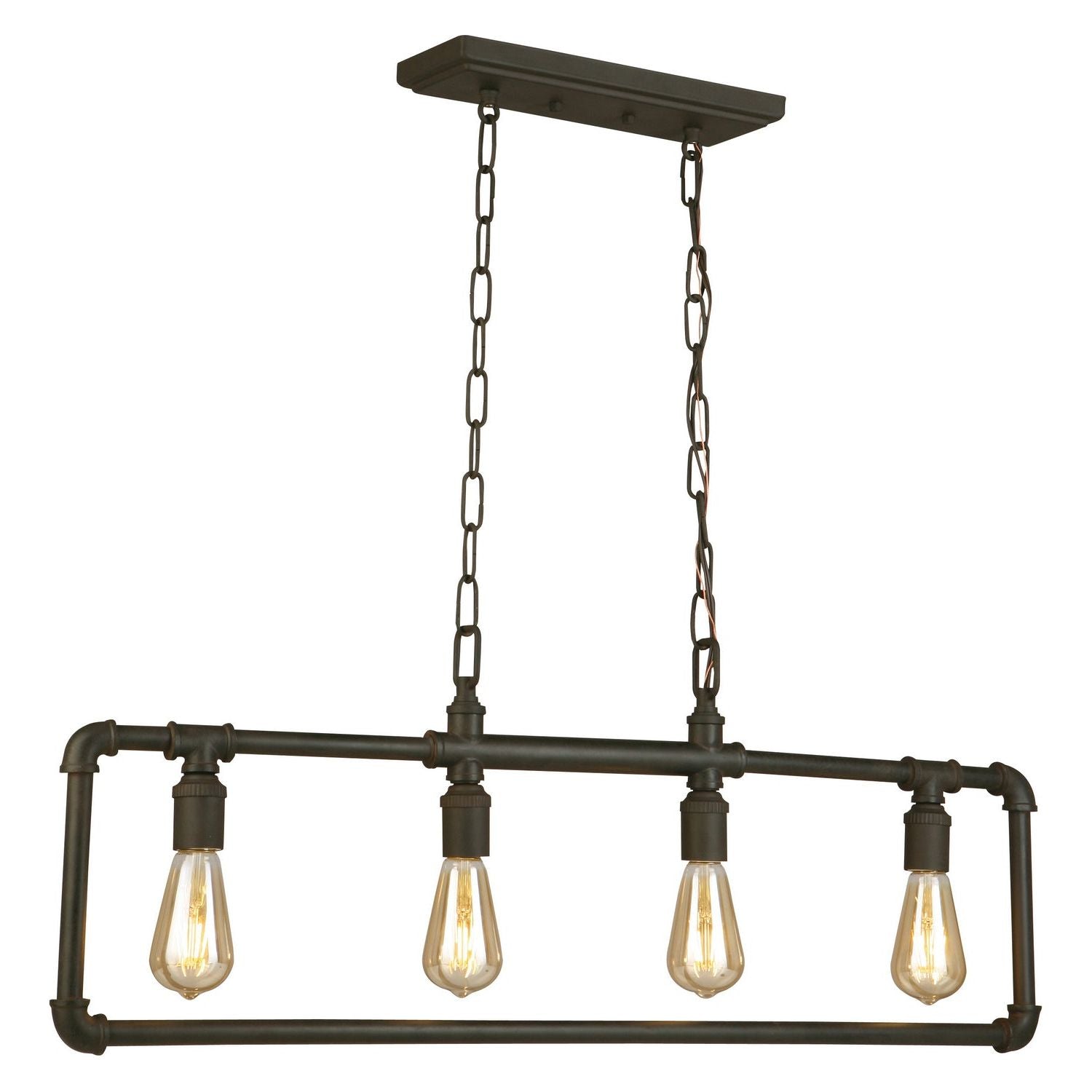Eglo Canada - 202847A - Four Light Suspension - Wymer - Matte Bronze