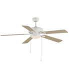 Maxim Lighting 88937MW 52" Super-Max Fan w/ LED Light Kit in Matte White