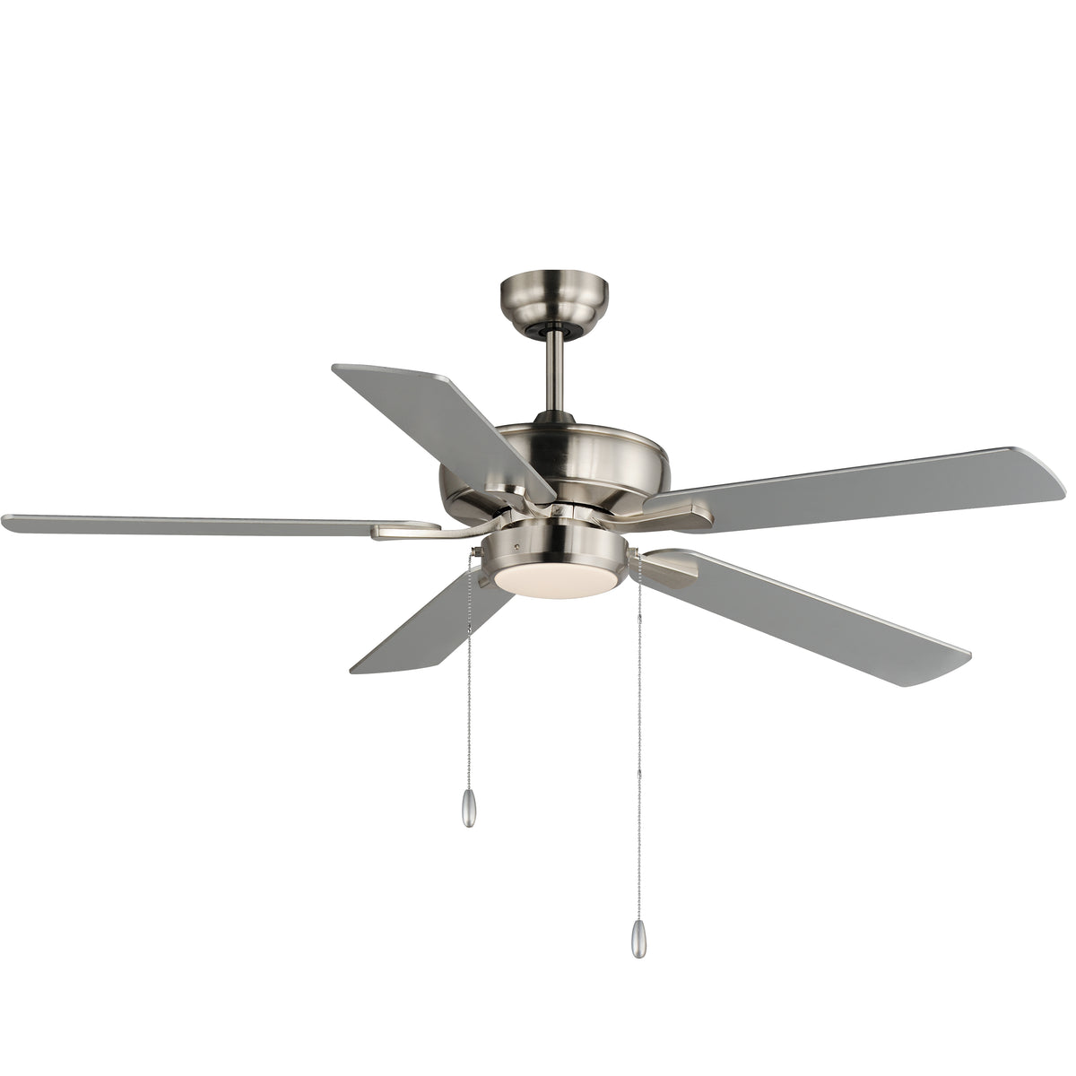 Maxim Lighting 88937SN 52" Super-Max Fan w/ LED Light Kit in Satin Nickel