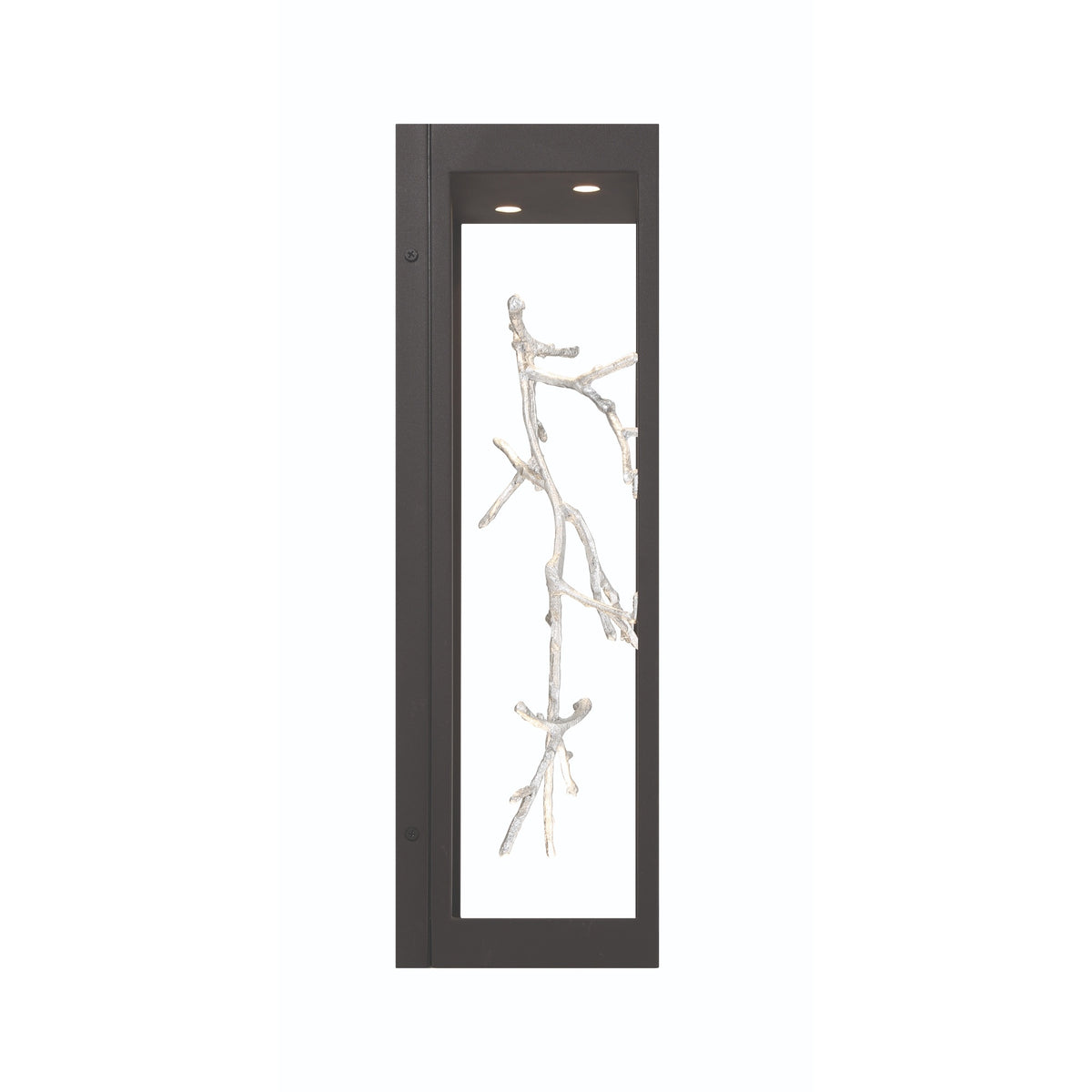 Eurofase 45699-023 Aerie LED Outdoor Wall Sconce in Silver-Black