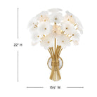 Fredrick Ramond FR41962DG Marianne Bouquet Applique en Or Deluxe