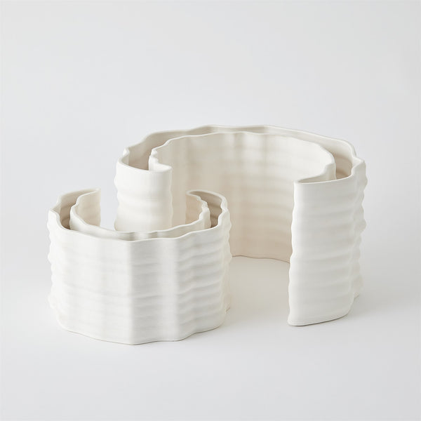 Crescent Printed Vases