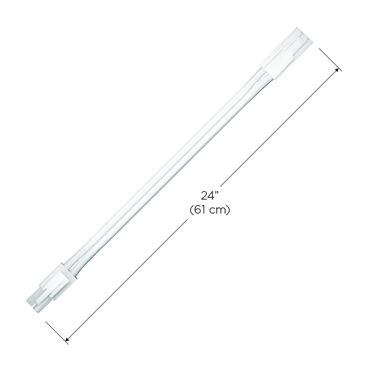 Dals - 6001-E24 - Extension Cord - Power-Led Puck - White