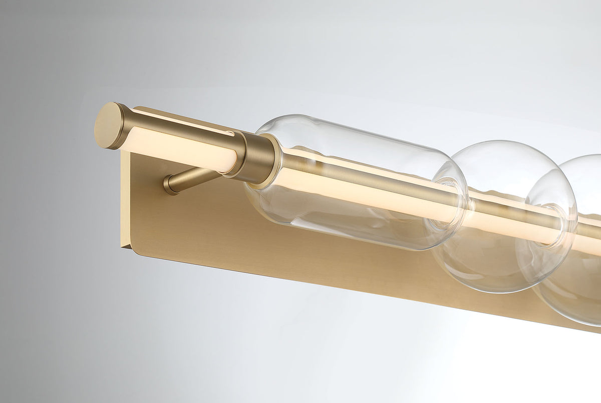 Eurofase 50051-038 Lucent 3-CCT LED Vanity in Gold