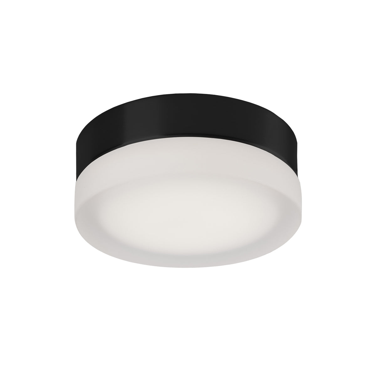 Kuzco Canada - FM3506-BK - LED Flush Mount - Bedford - Black/Frosted
