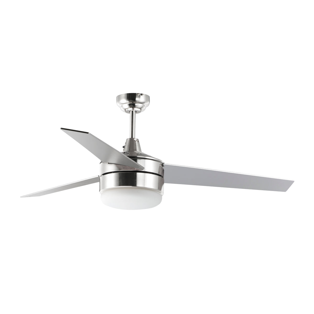 Maxim Lighting 89909FTSNBK Trio 52" Black Fan LED in Satin Nickel / Black