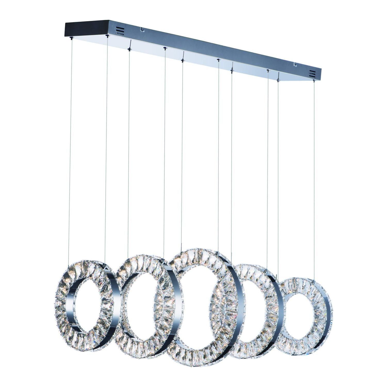 ET2 - E30565-20PC - LED Pendant - Charm - Polished Chrome