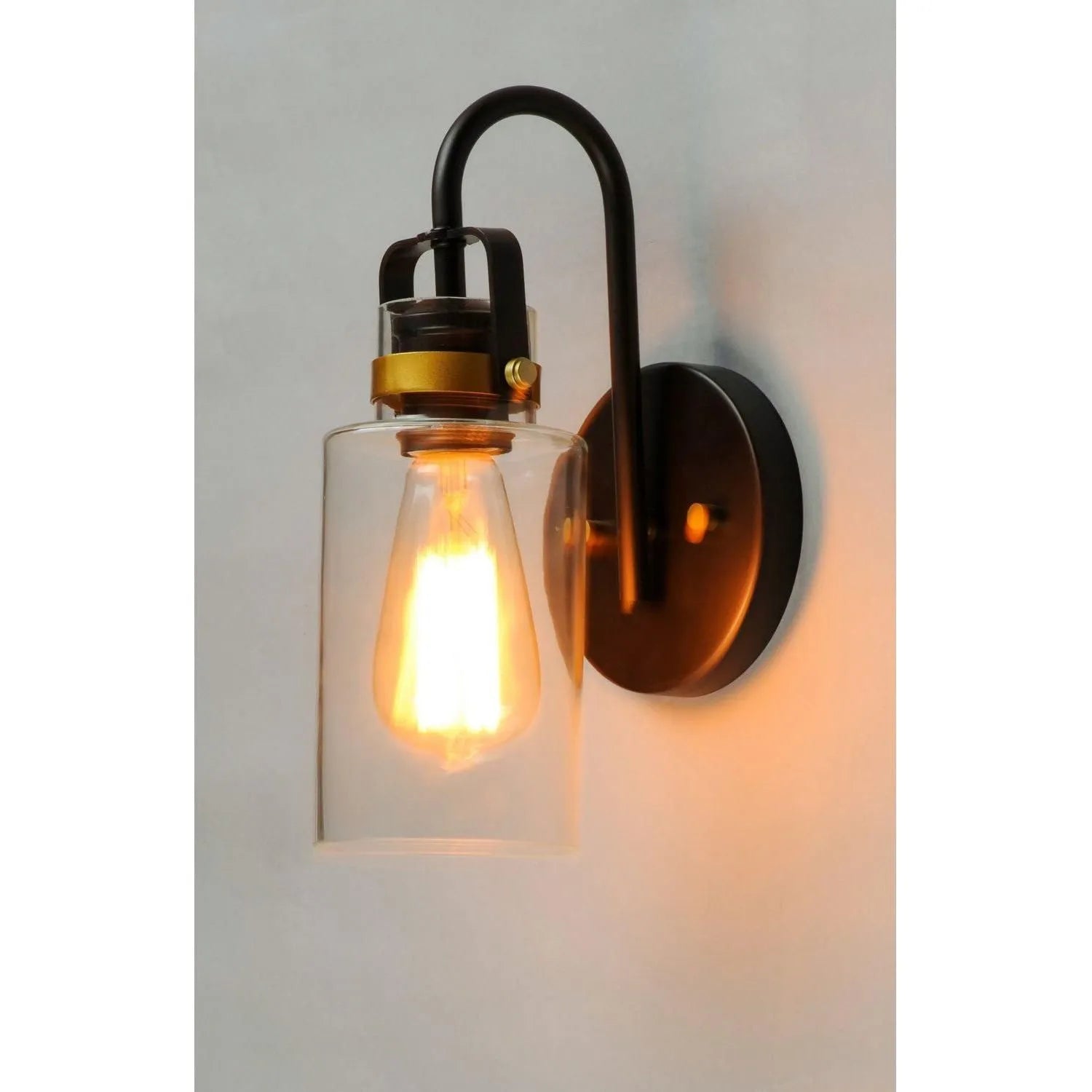 Maxim Lighting - Magnolia Wall Sconce - 30170CLBZGLD | Montreal Lighting & Hardware