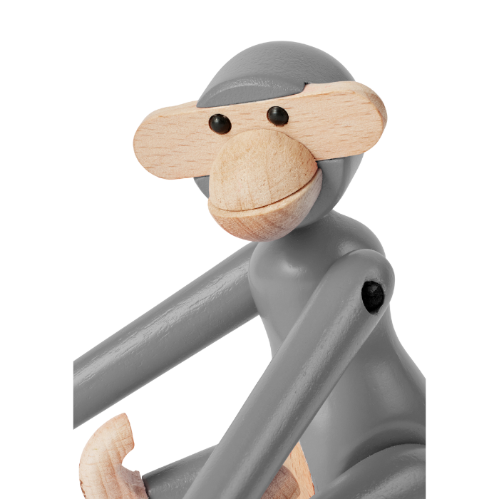 Kay Bojesen 39800 Monkey Wooden Figurine in Grey