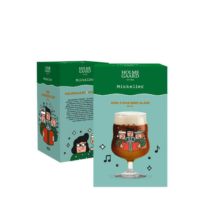 Holmegaard 4300548 Mikkeller Verre à bière universel de Noël 2026 transparent avec décoration