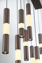 Eurofase 50121-021 Ronda LED Linéaire Suspendu en bronze de Harlow