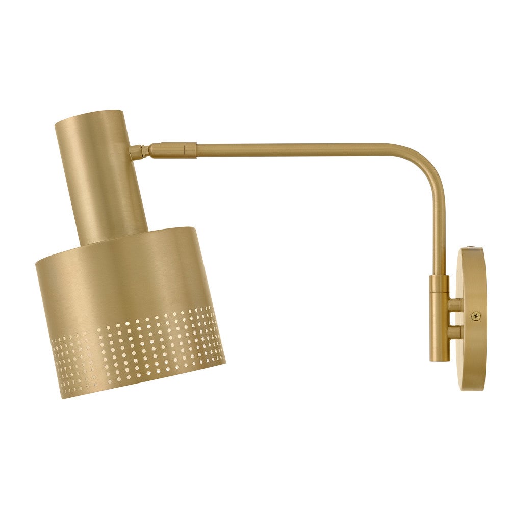 Applique murale articulée Lark 84620LCB Casey en laiton laqué