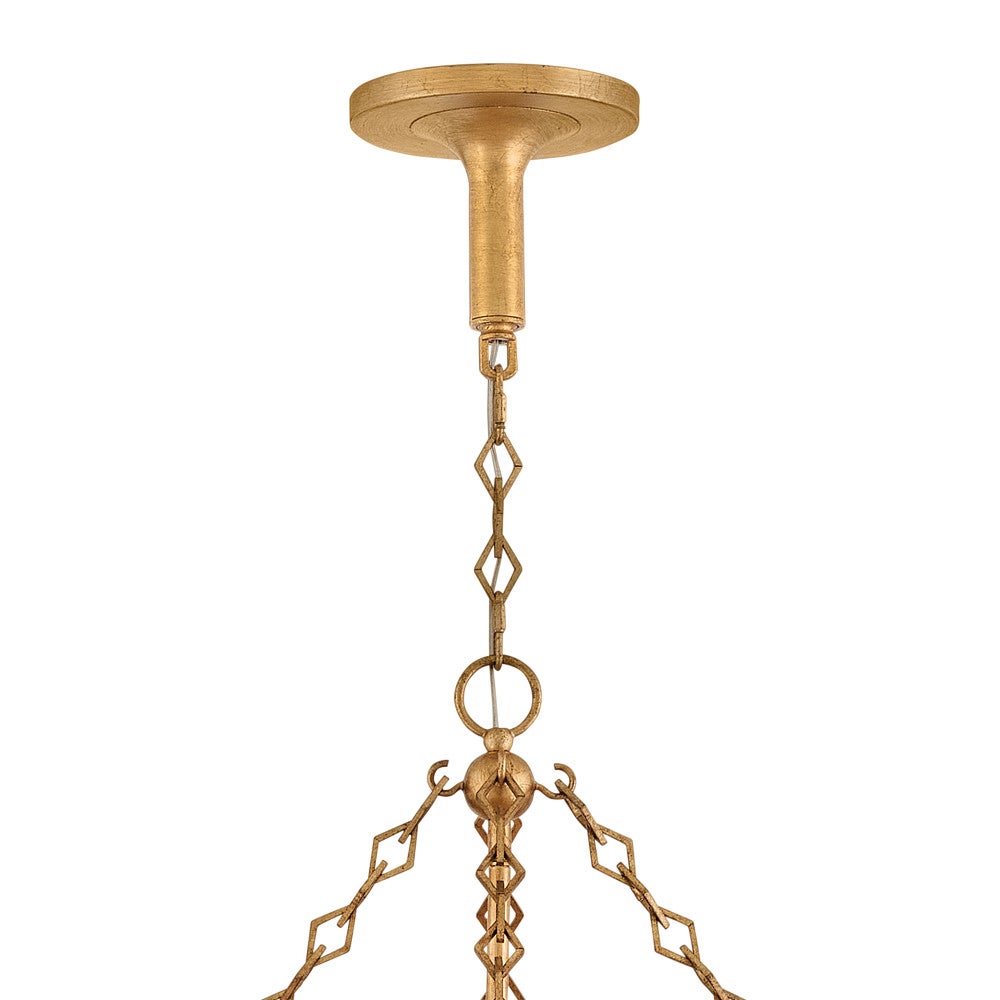 Fredrick Ramond FR47168DA Camille Botanique Suspension en laiton vieilli