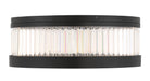 Eurofase 49354-027 Empra LED Cristal Plafonnier en noir mat